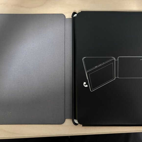 Kindle Paperwhite Black Matte Leather Case Cover 11th Generation - Picture 2 of 3